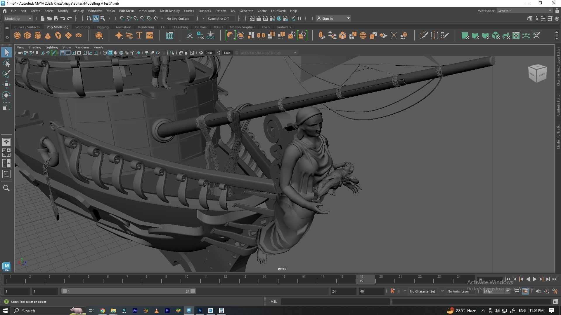 ship classice 3D model_6