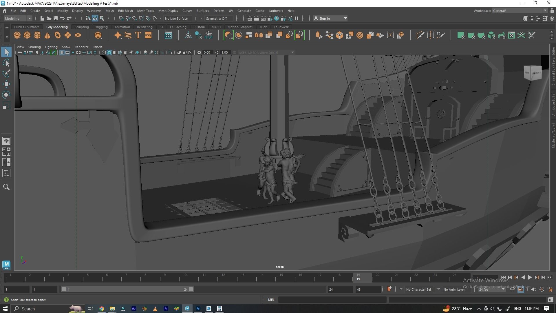 ship classice 3D model_7