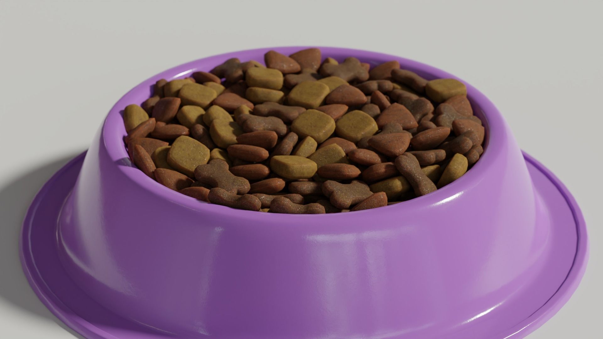 Dog Bowl 03 3D model_9