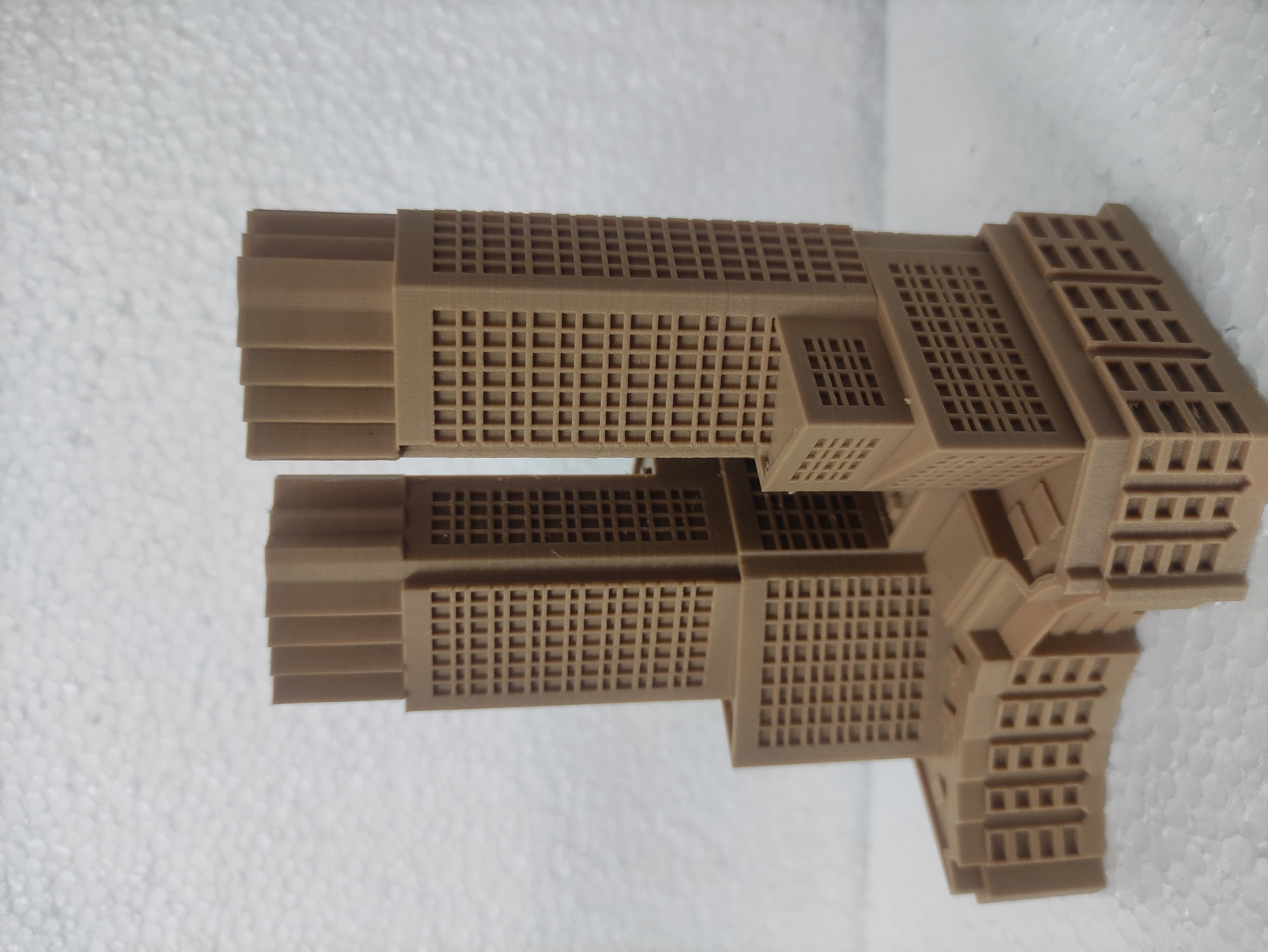 Time Warner Center 3D print model_1