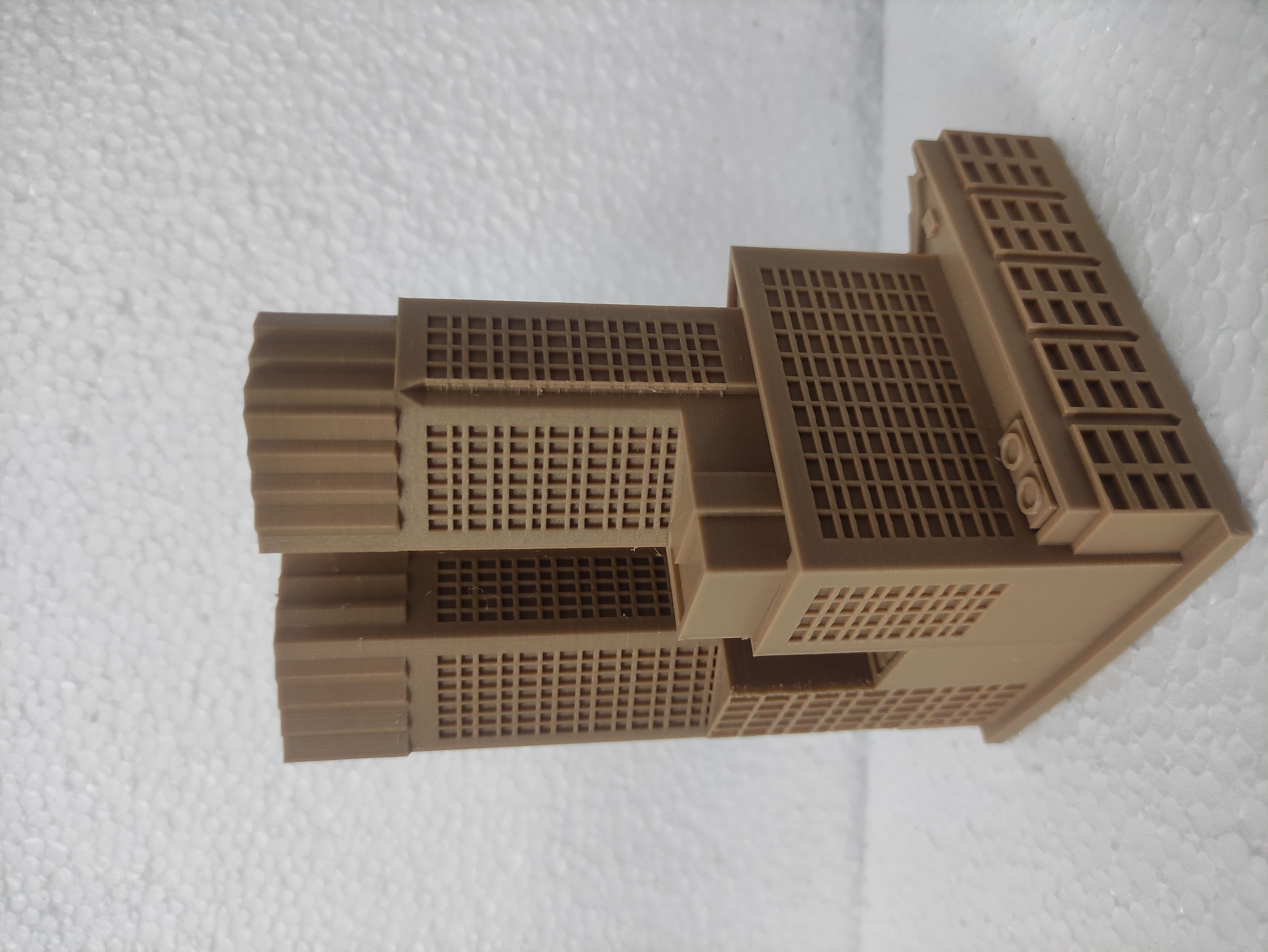 Time Warner Center 3D print model_2