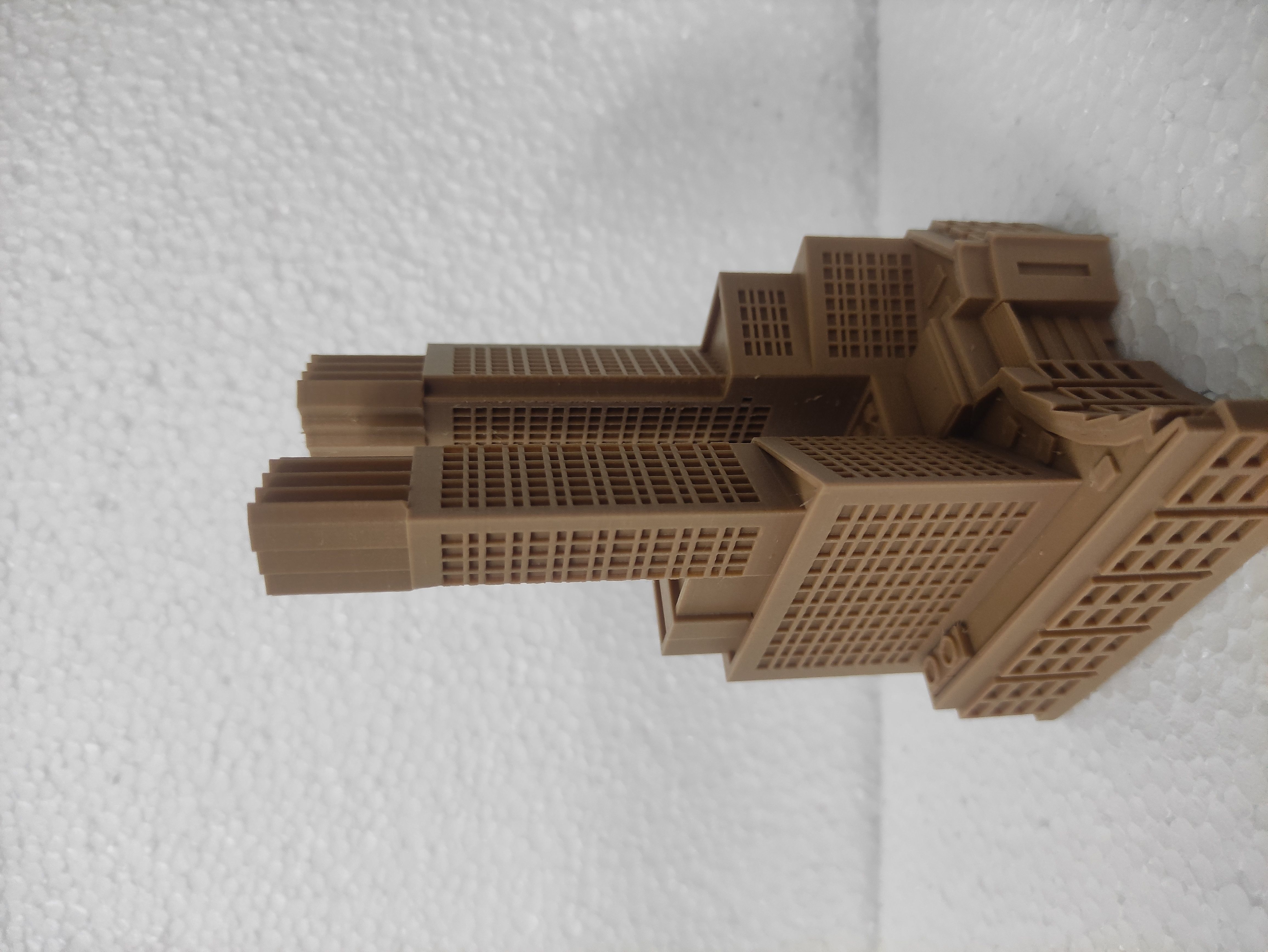 Time Warner Center 3D print model_3