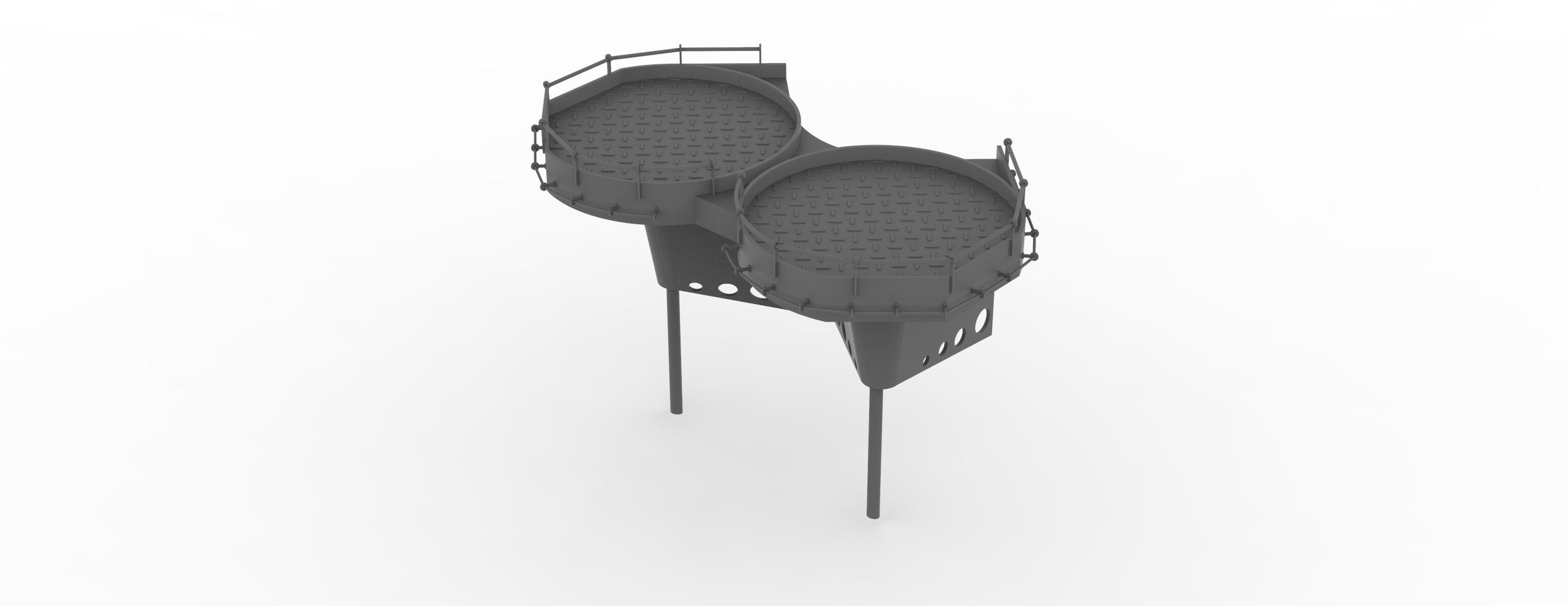 Yamato superstructure full 3D print model_98