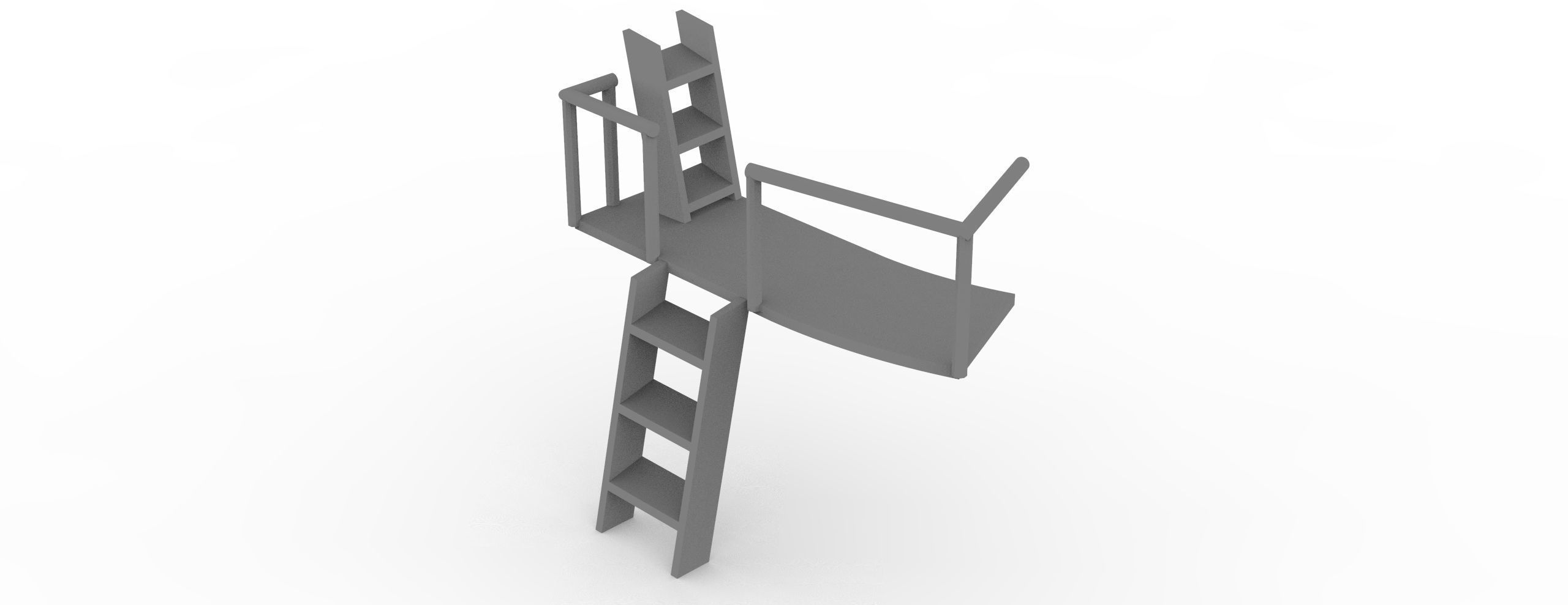 Yamato superstructure full 3D print model_54
