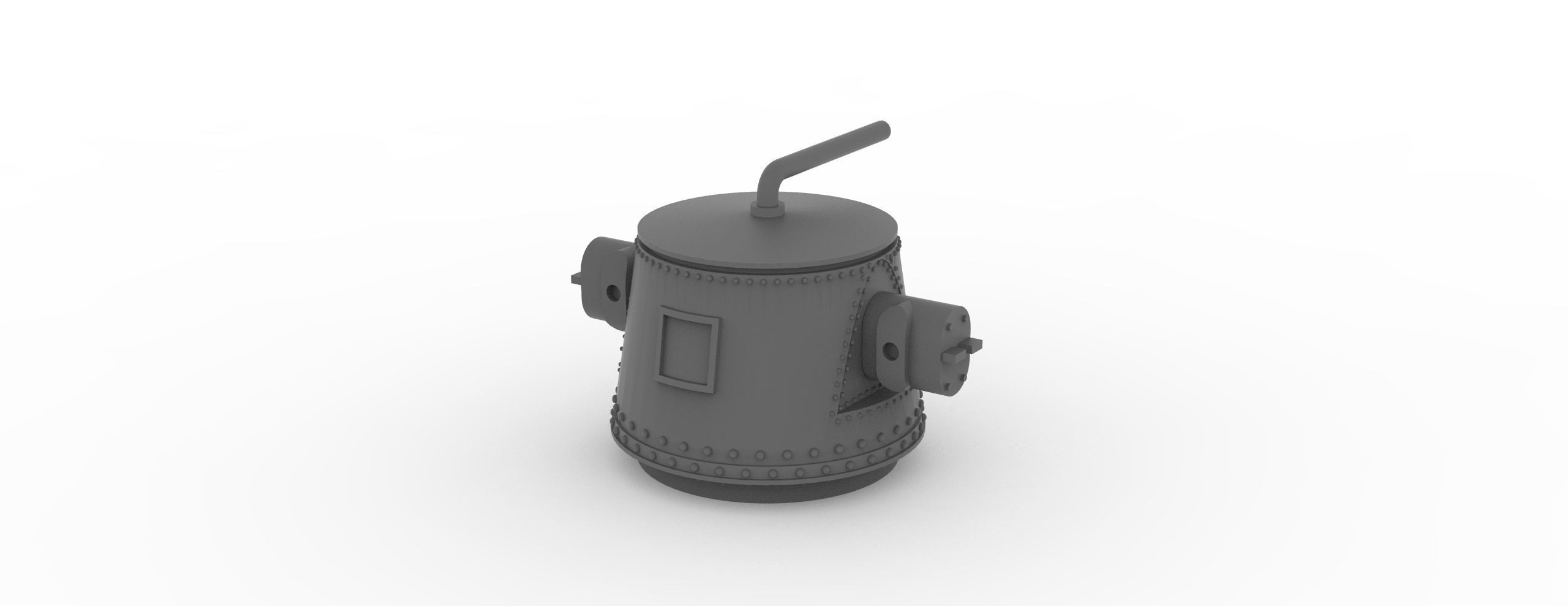 Yamato superstructure full 3D print model_70