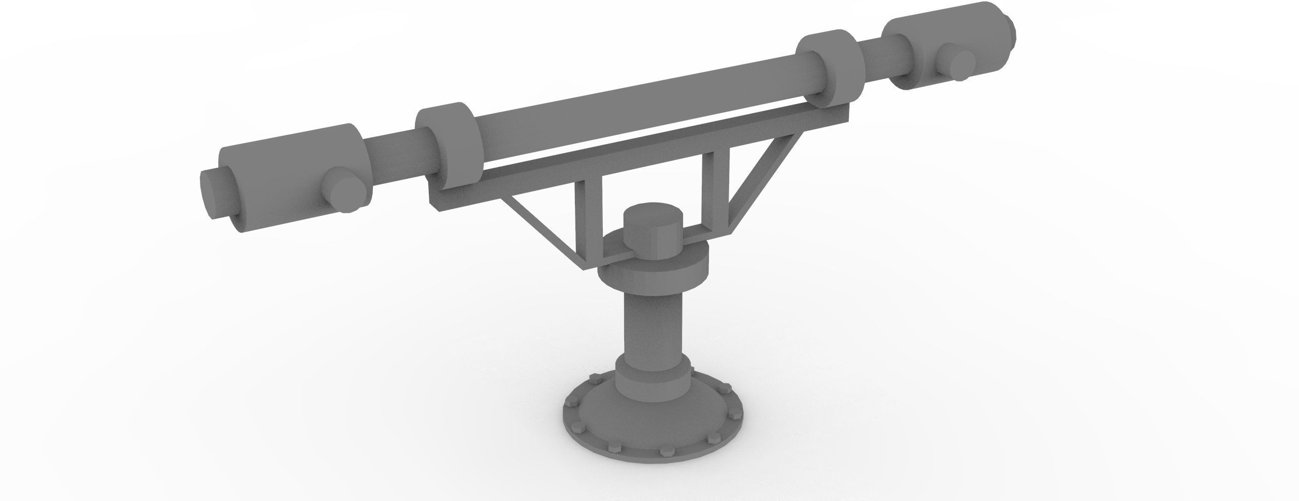 Yamato superstructure full 3D print model_89