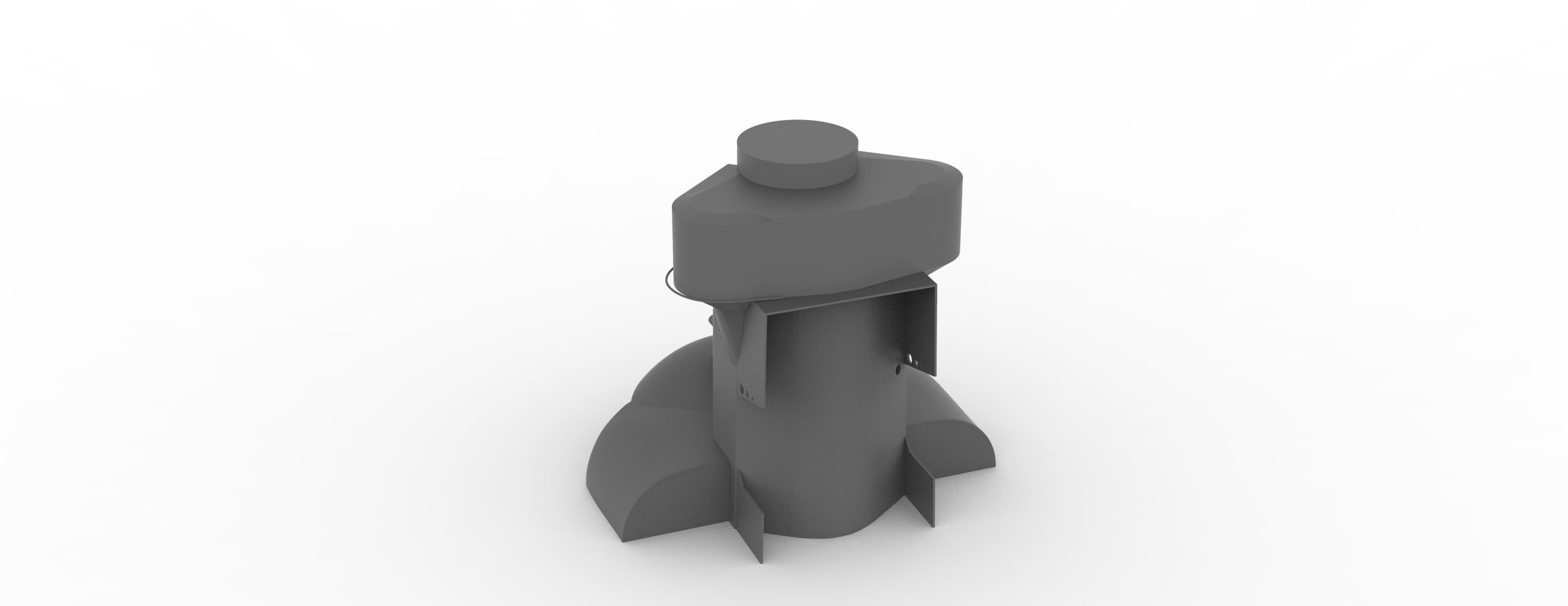 Yamato superstructure full 3D print model_95
