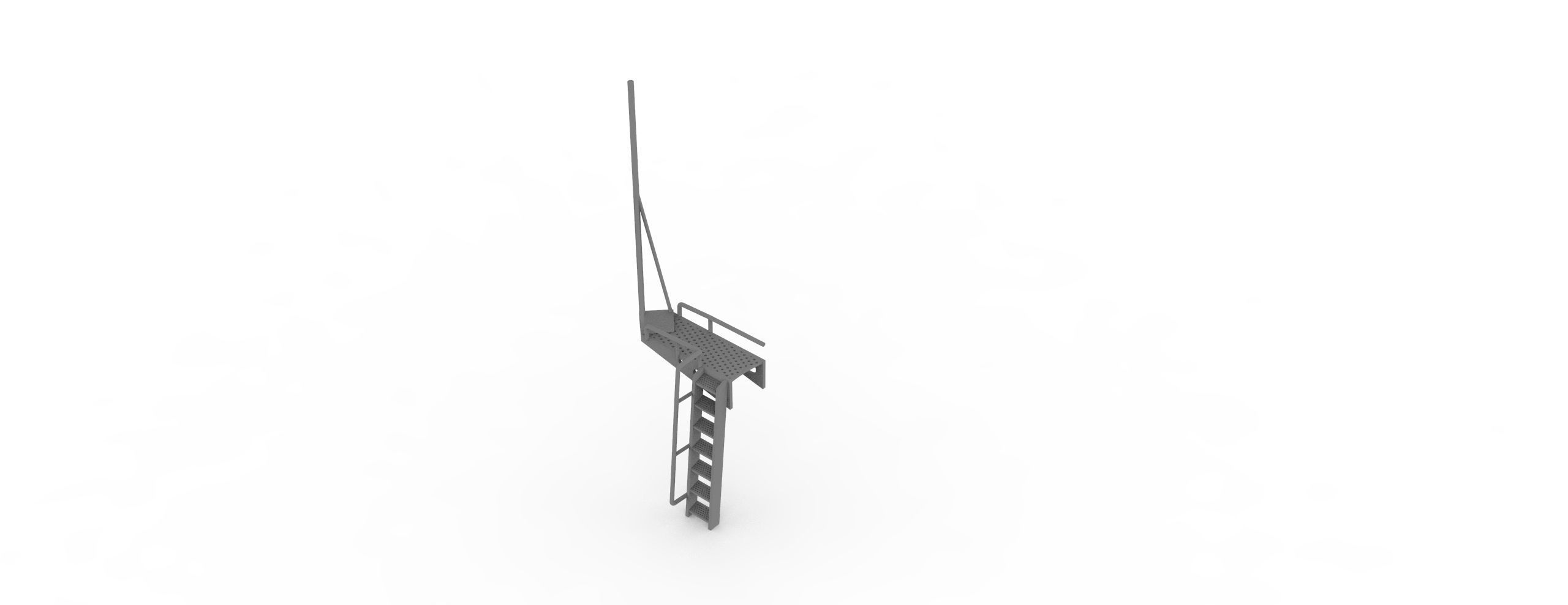 Yamato superstructure full 3D print model_82