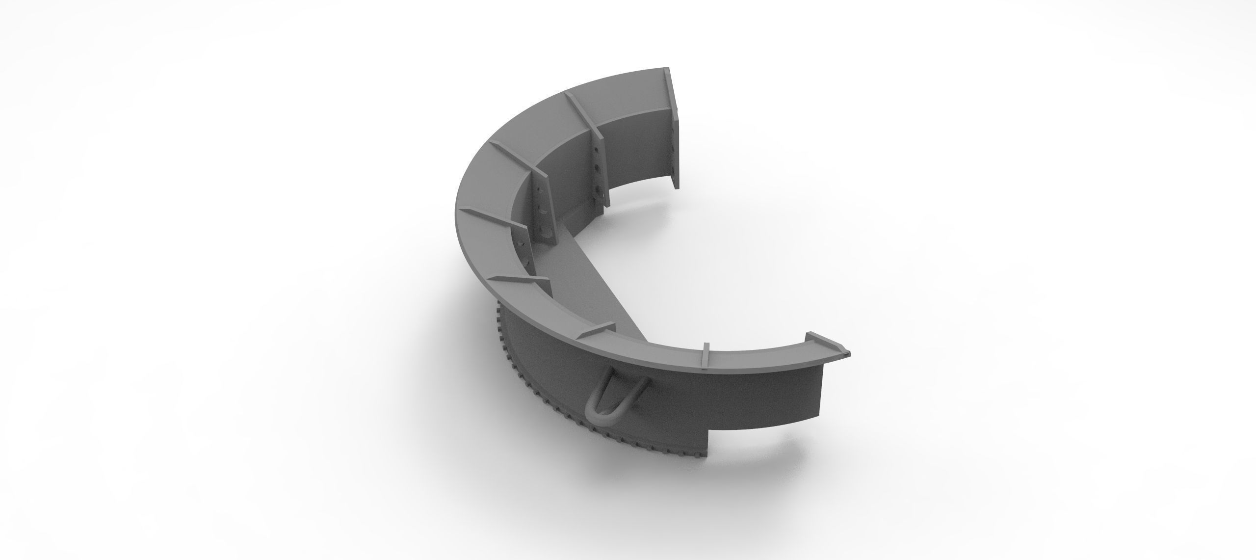 Yamato superstructure full 3D print model_16