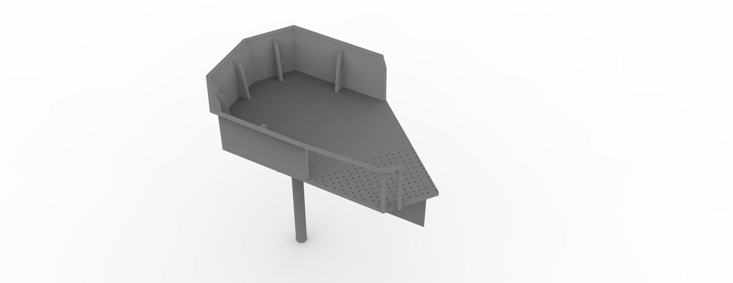 Yamato superstructure full 3D print model_49