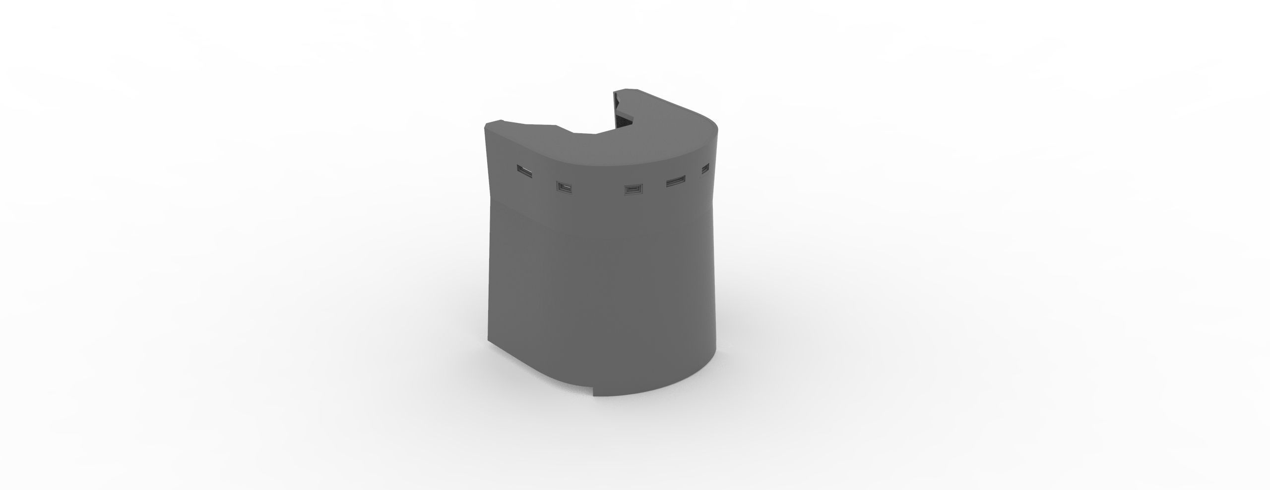 Yamato superstructure full 3D print model_61