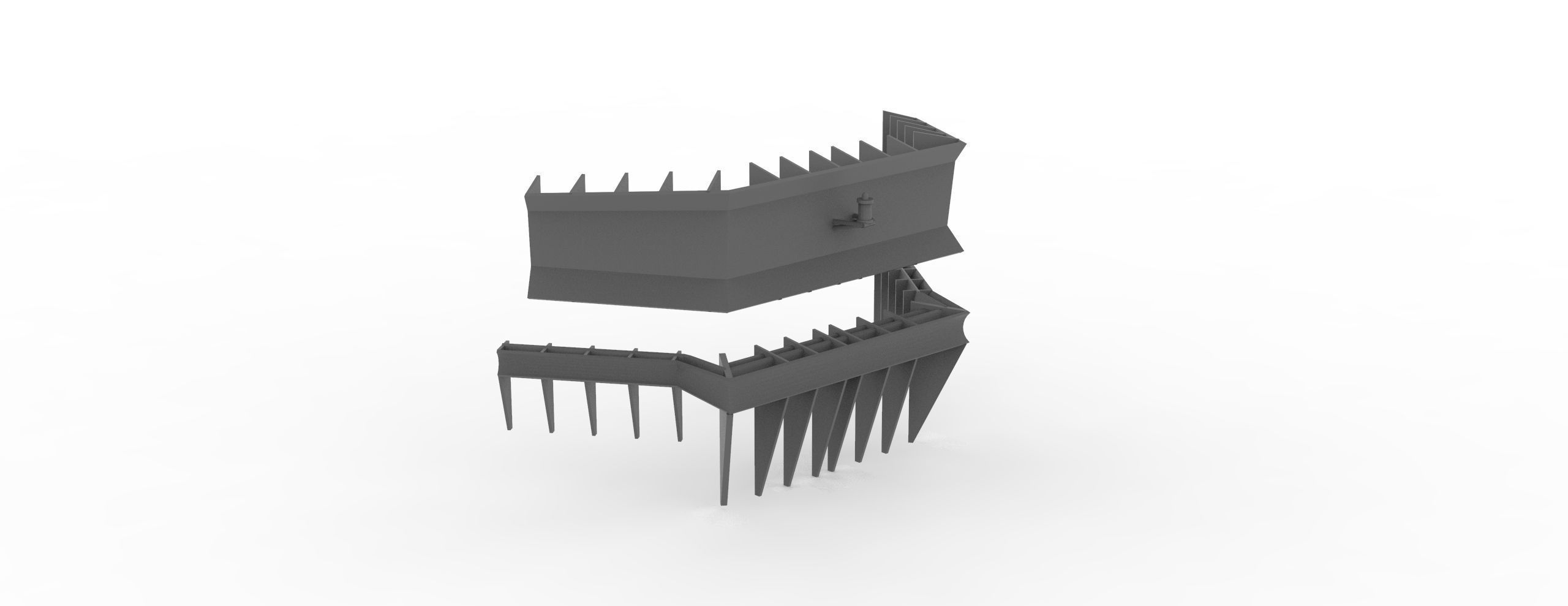 Yamato superstructure full 3D print model_75