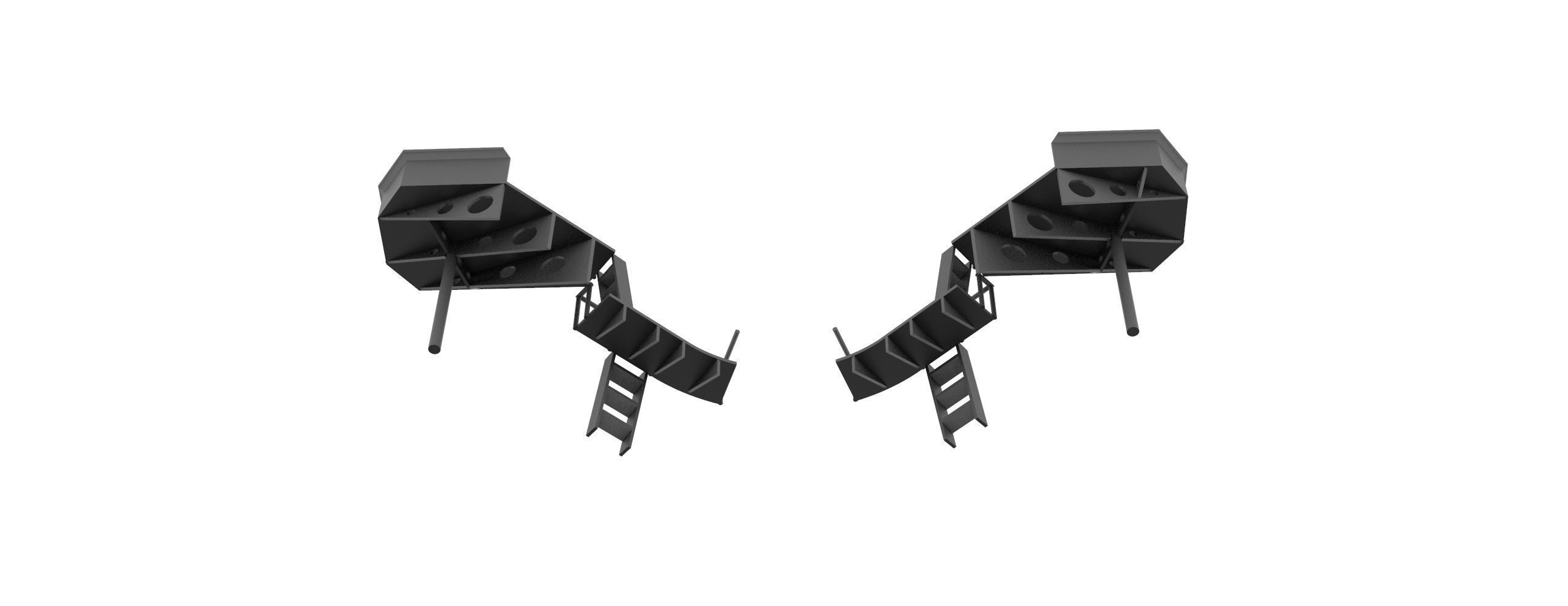 Yamato superstructure full 3D print model_51
