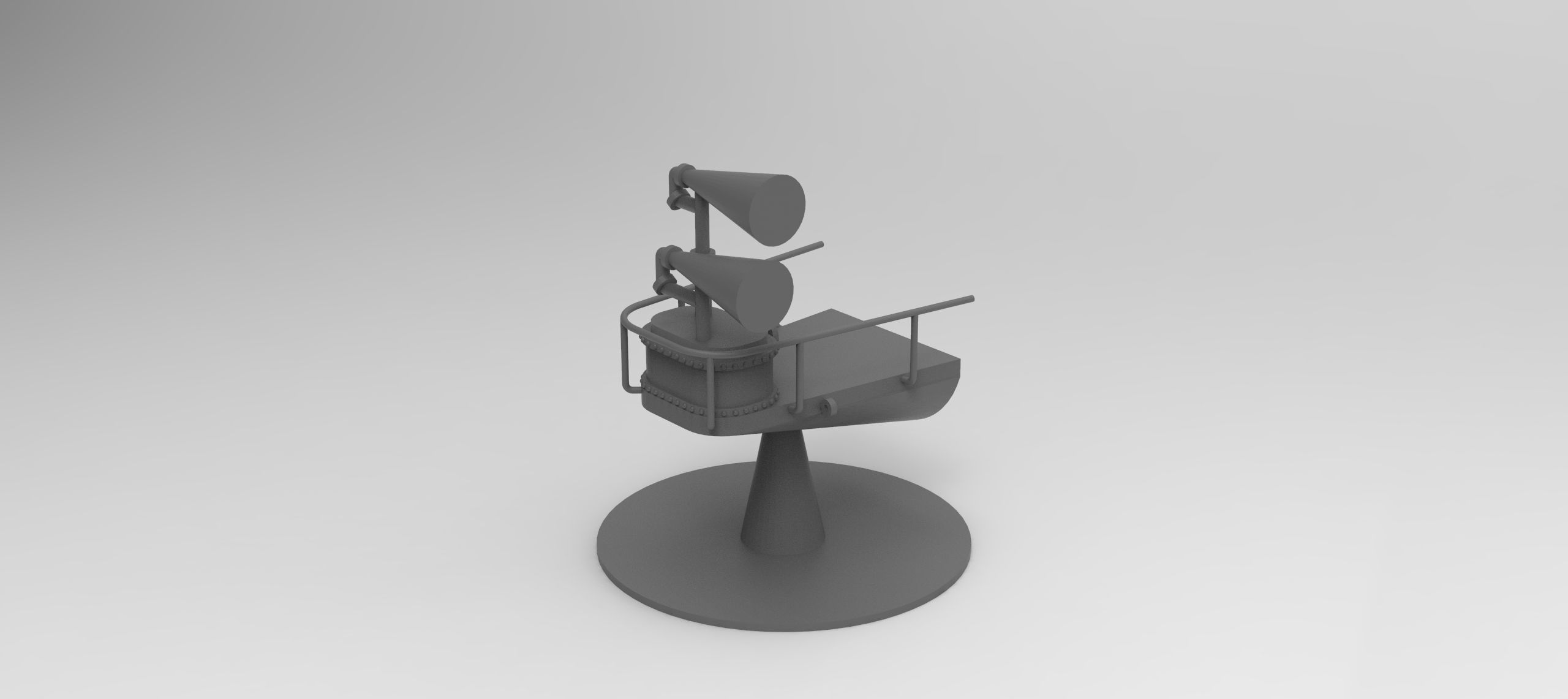 Yamato superstructure full 3D print model_85