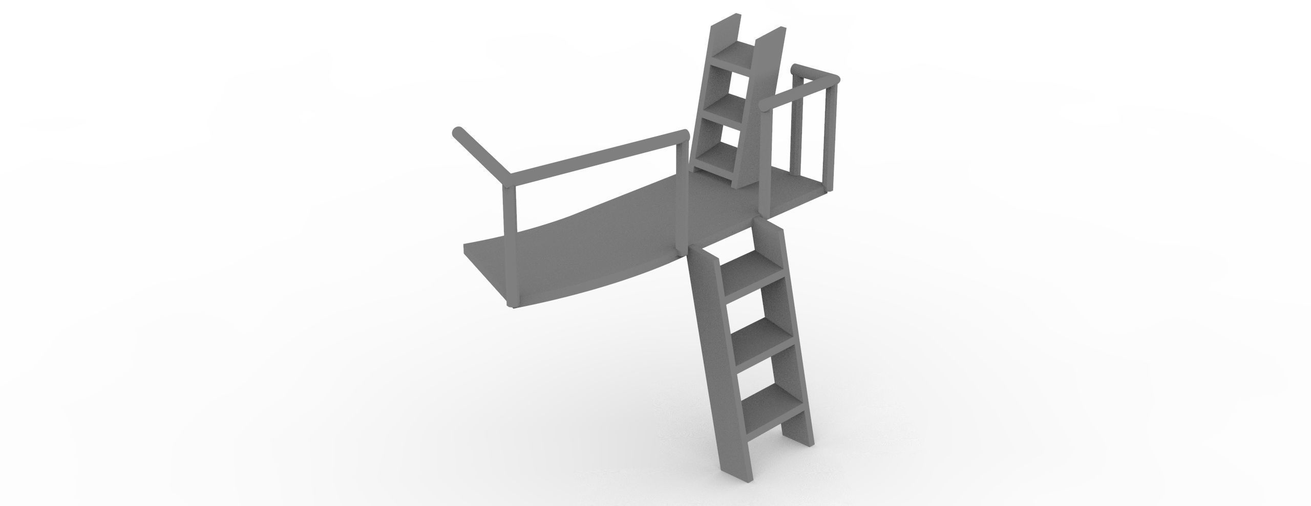 Yamato superstructure full 3D print model_53