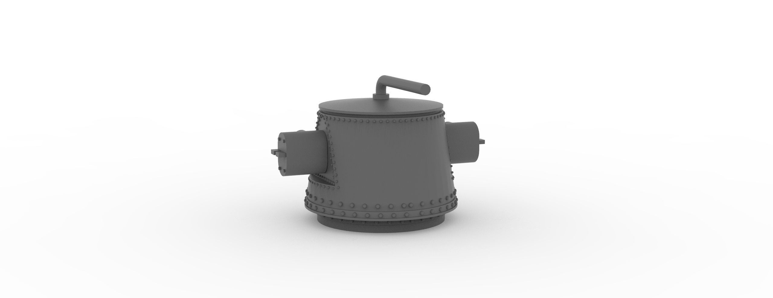 Yamato superstructure full 3D print model_71
