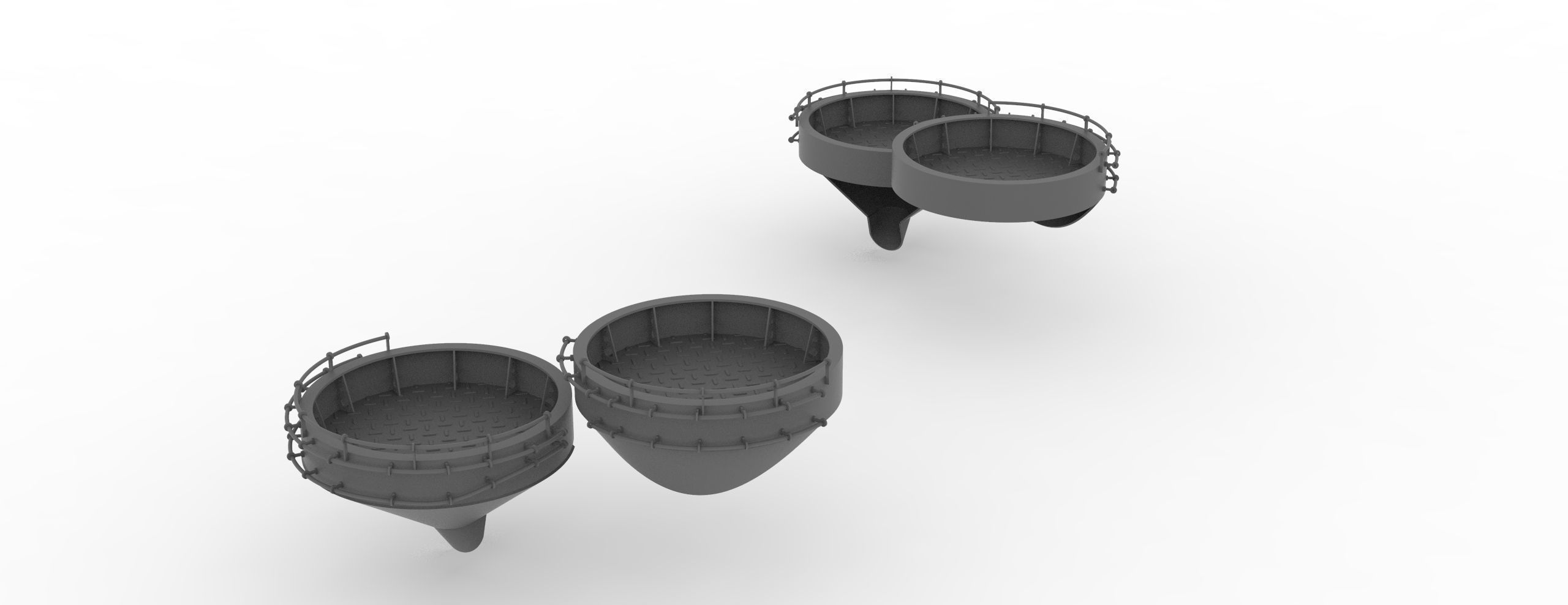 Yamato superstructure full 3D print model_28