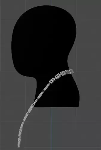 Explore the Future of Style with Our Cuban Chains Low-poly 3D model