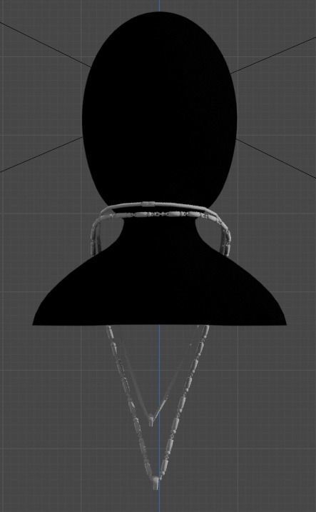 Three-Dimensional Elegance at your fingertips cuban chain Low-poly 3D model_2