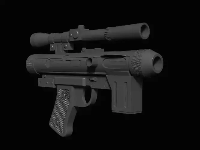 Se-14 Star Wars Blaster Mandalorian  3d Digital Download 3D print model