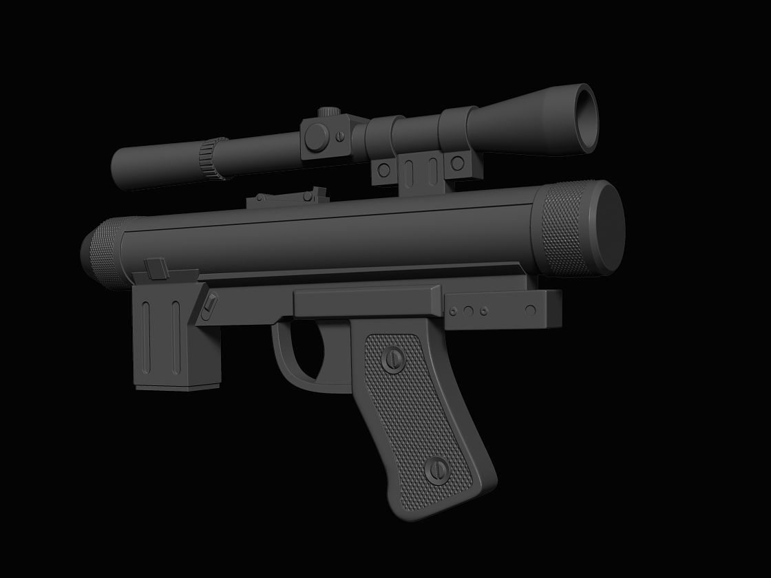 Se-14 Star Wars Blaster Mandalorian  3d Digital Download 3D print model_2