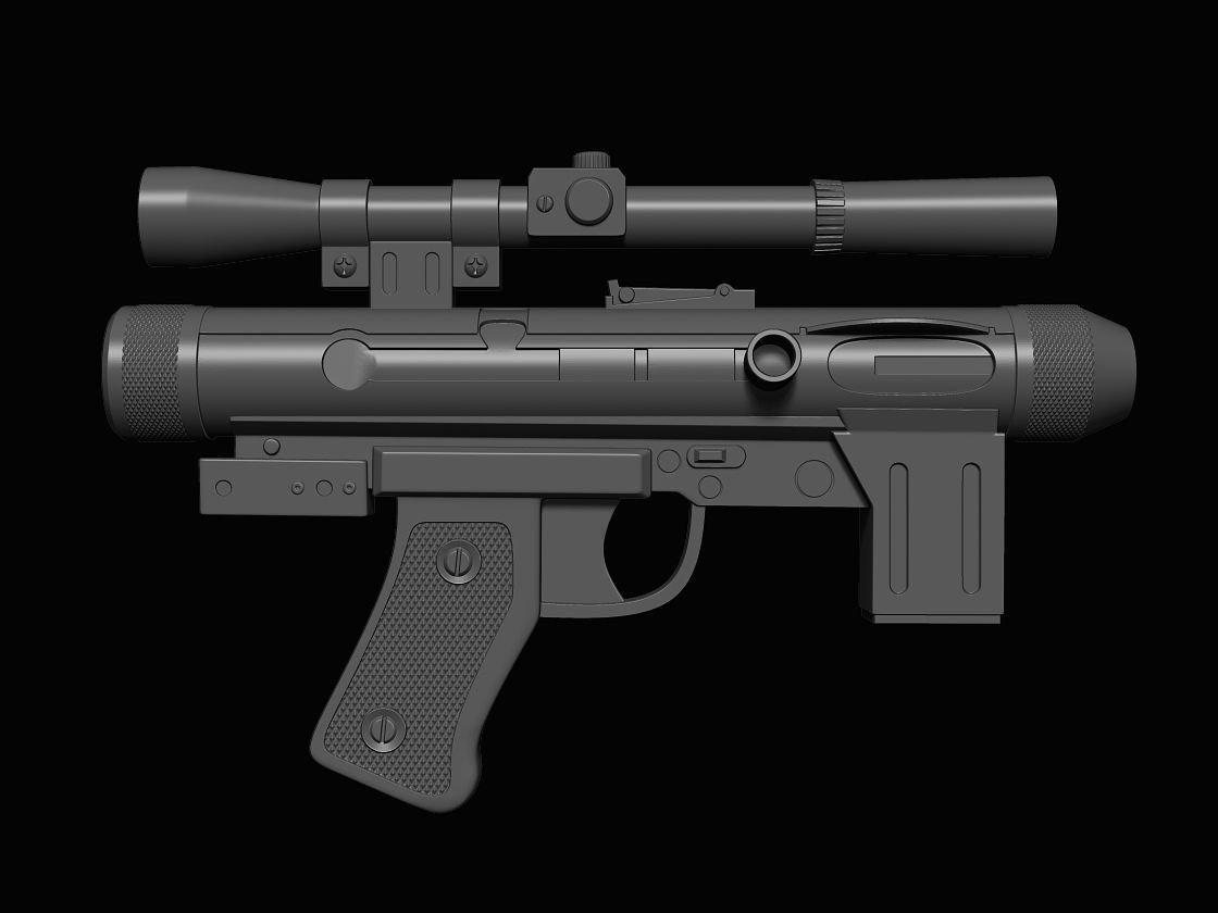 Se-14 Star Wars Blaster Mandalorian  3d Digital Download 3D print model_1
