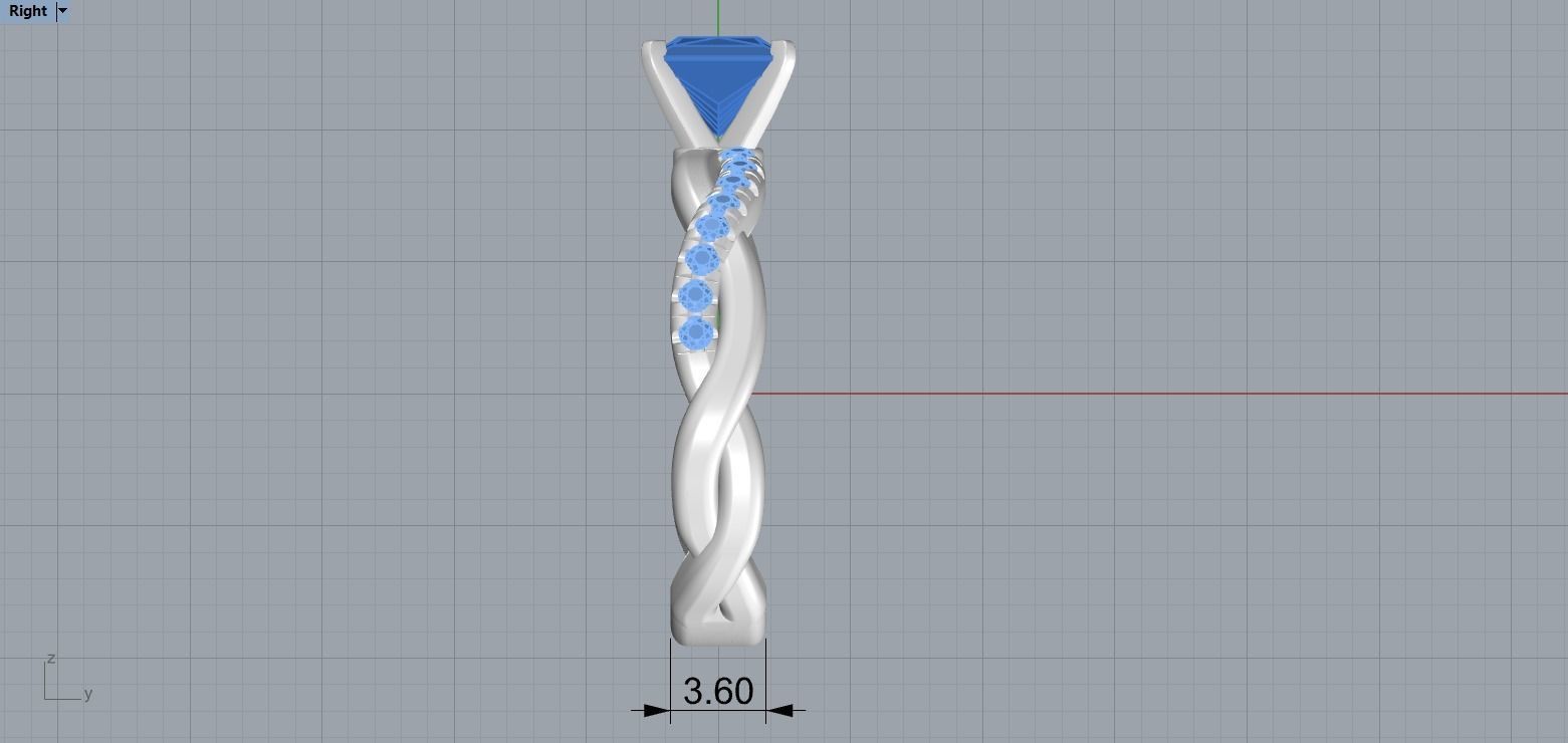 Promise Ring 0151 3D print model_7