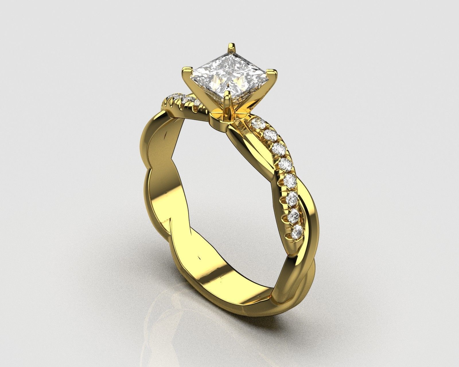 Promise Ring 0151 3D print model_12