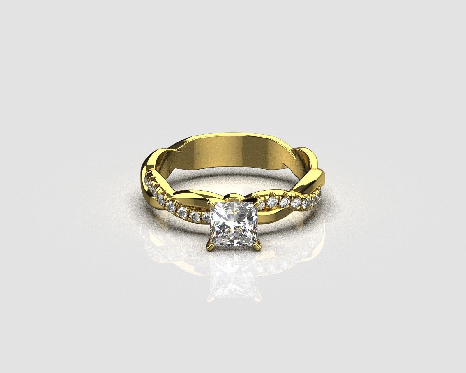 Promise Ring 0151 3D print model_3