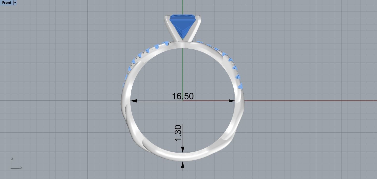 Promise Ring 0151 3D print model_5