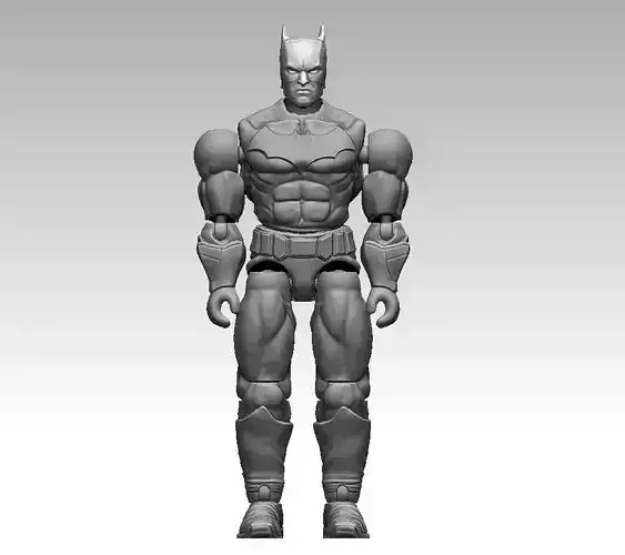 BATMAN  ARTICULATED ACTION FIGURE  100mm 3D print model