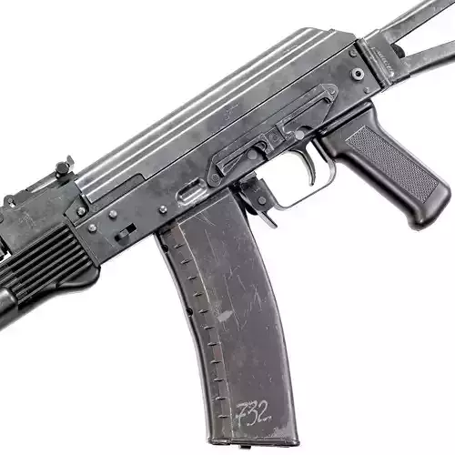 AK74M Low-poly 3D model