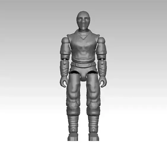 Storm Shadow - Gi Joe ARTICULATED ACTION FIGURE 100mm 3D print model