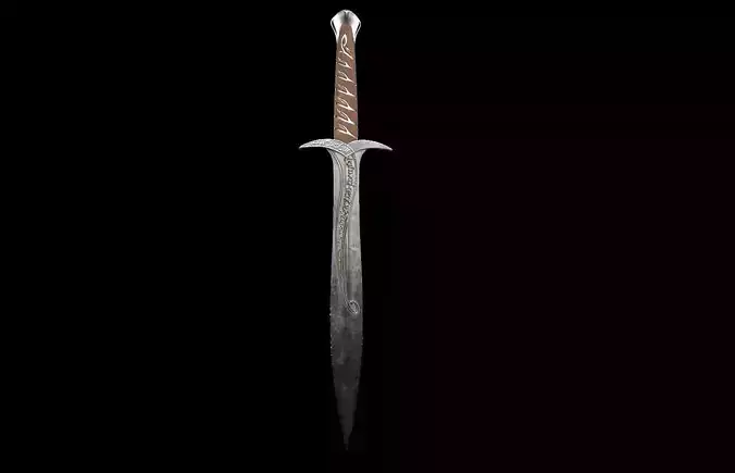 Frodo Bilbo Sword Sting lord of the rings 3D DIGITAL DOWNLOAD 3D print model