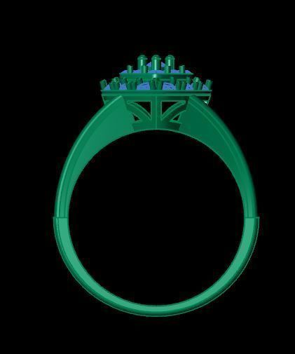 wedding ring  3D print model_10