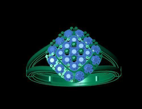 wedding ring  3D print model_6