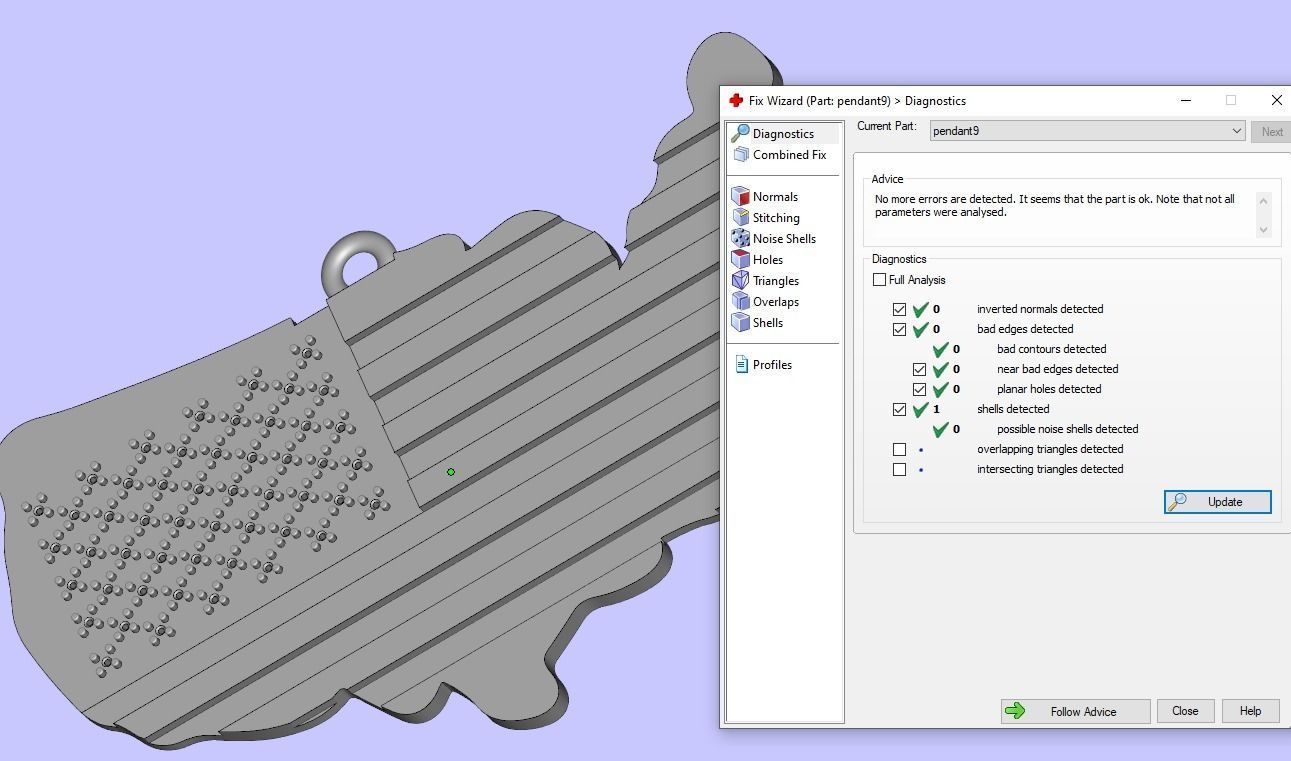 USA map pendants collection 3D print model_9