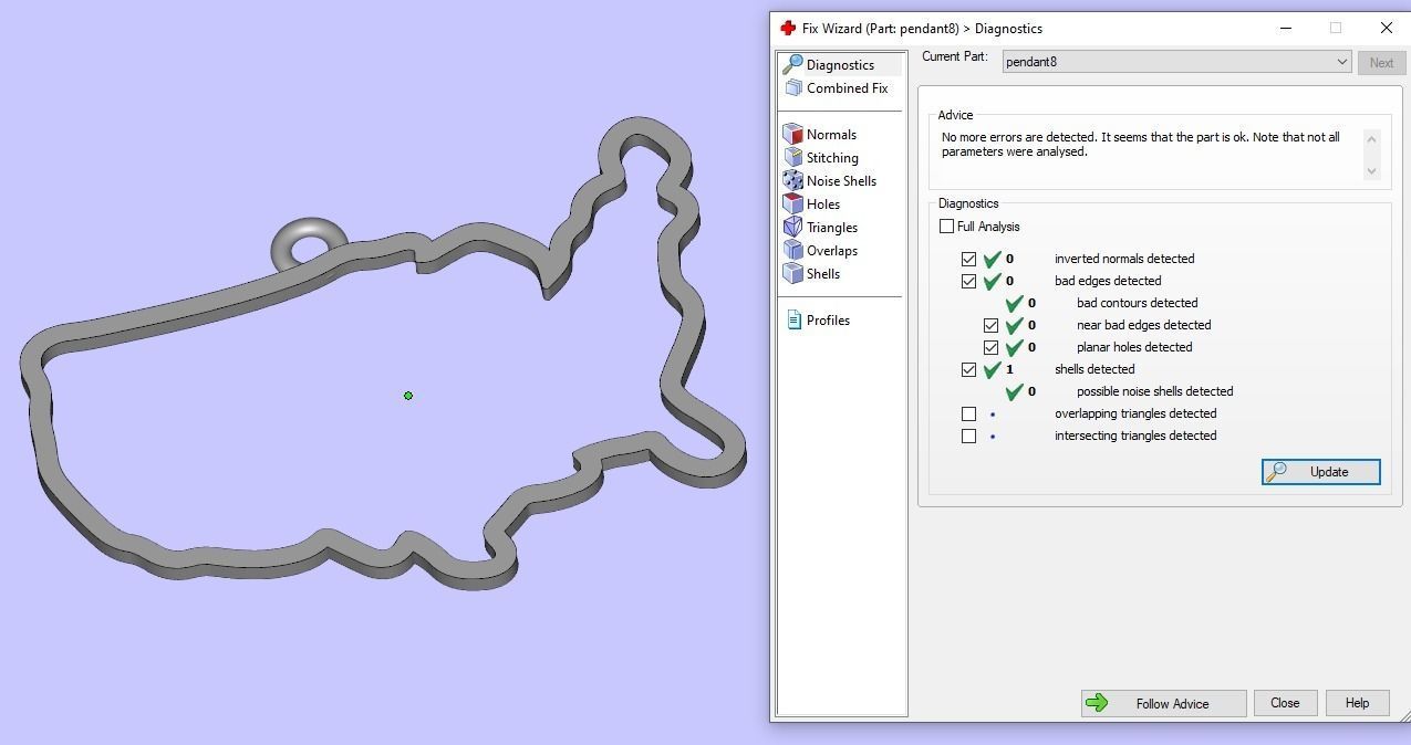 USA map pendants collection 3D print model_18