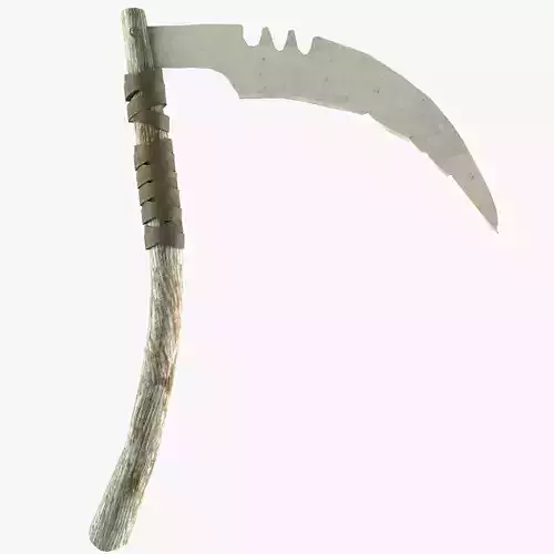 Scythe Low-poly 3D model