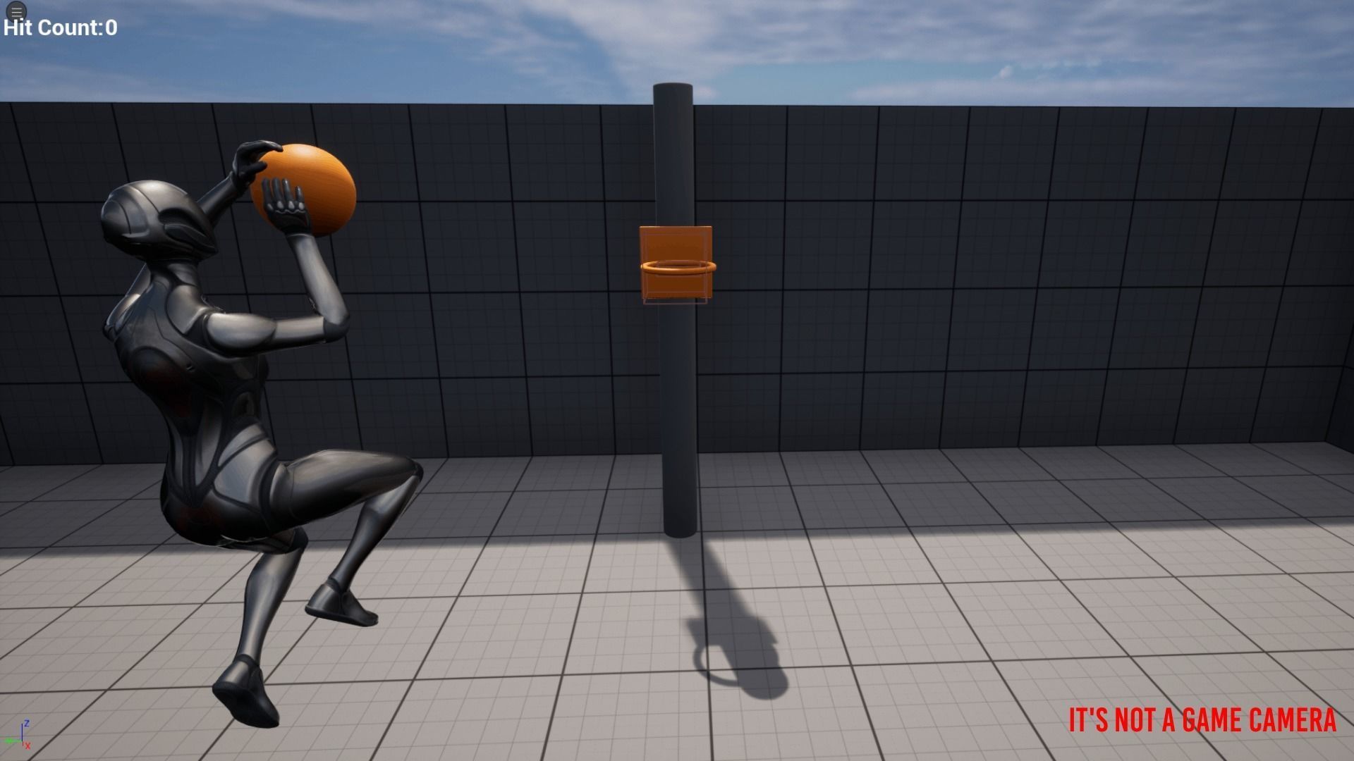 Basketball System 3D model_2