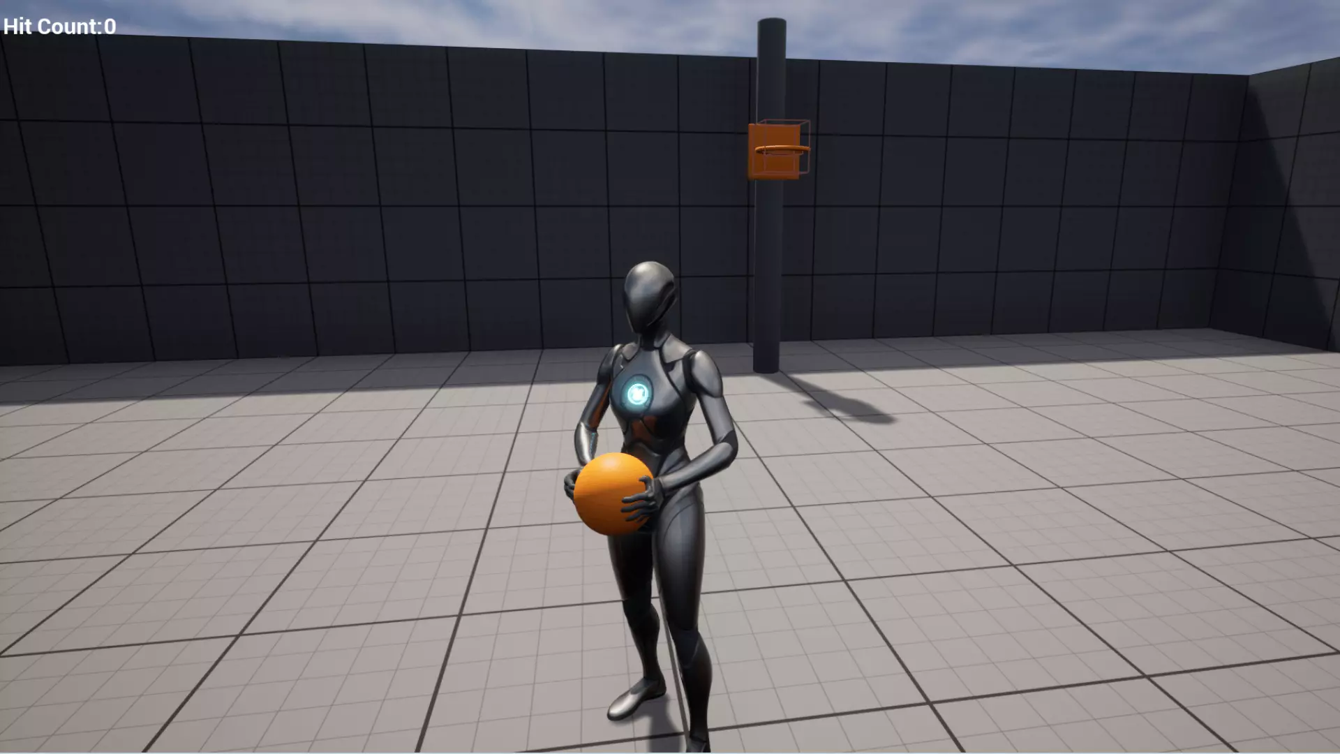 Basketball System 3D model_0