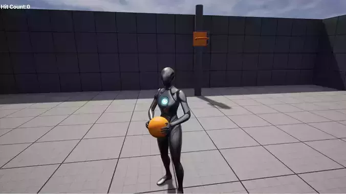 Basketball System 3D model