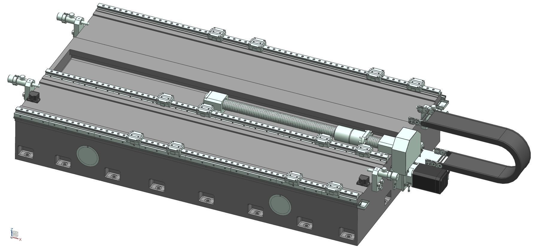 CNC Horizontal Machining Center 3D model_6