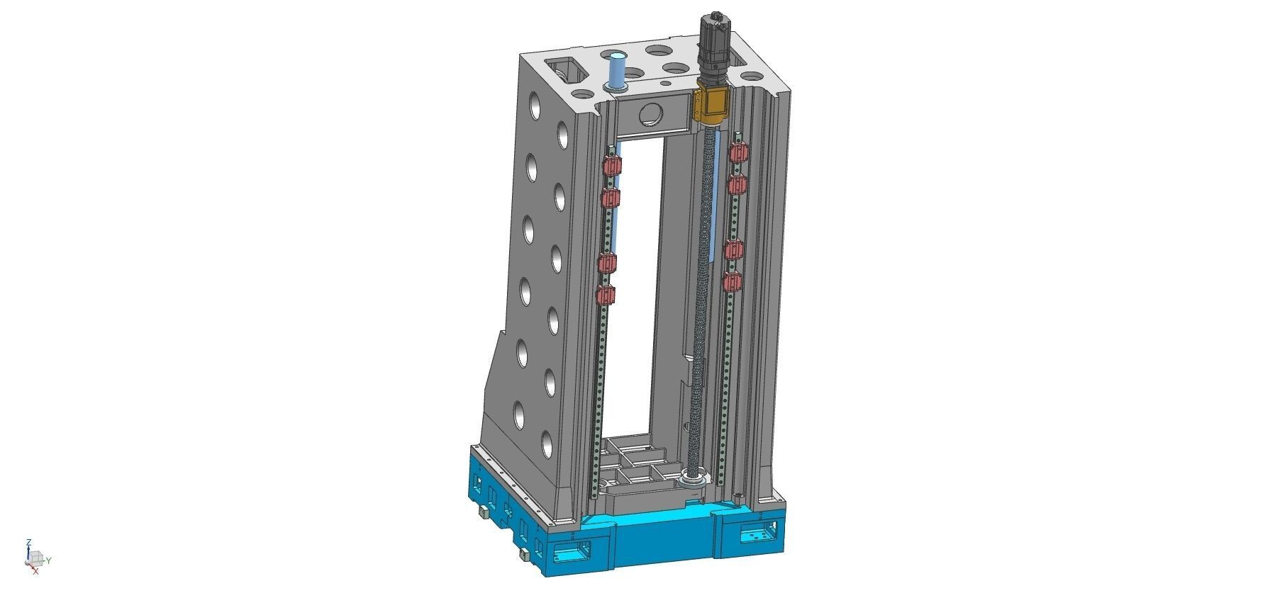 CNC Horizontal Machining Center 3D model_7