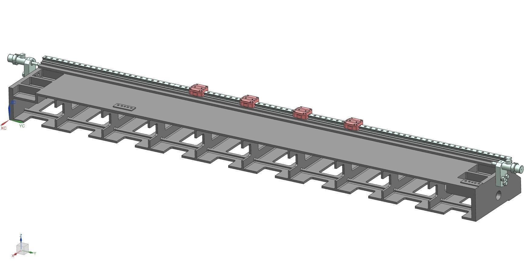 CNC Horizontal Machining Center 3D model_5
