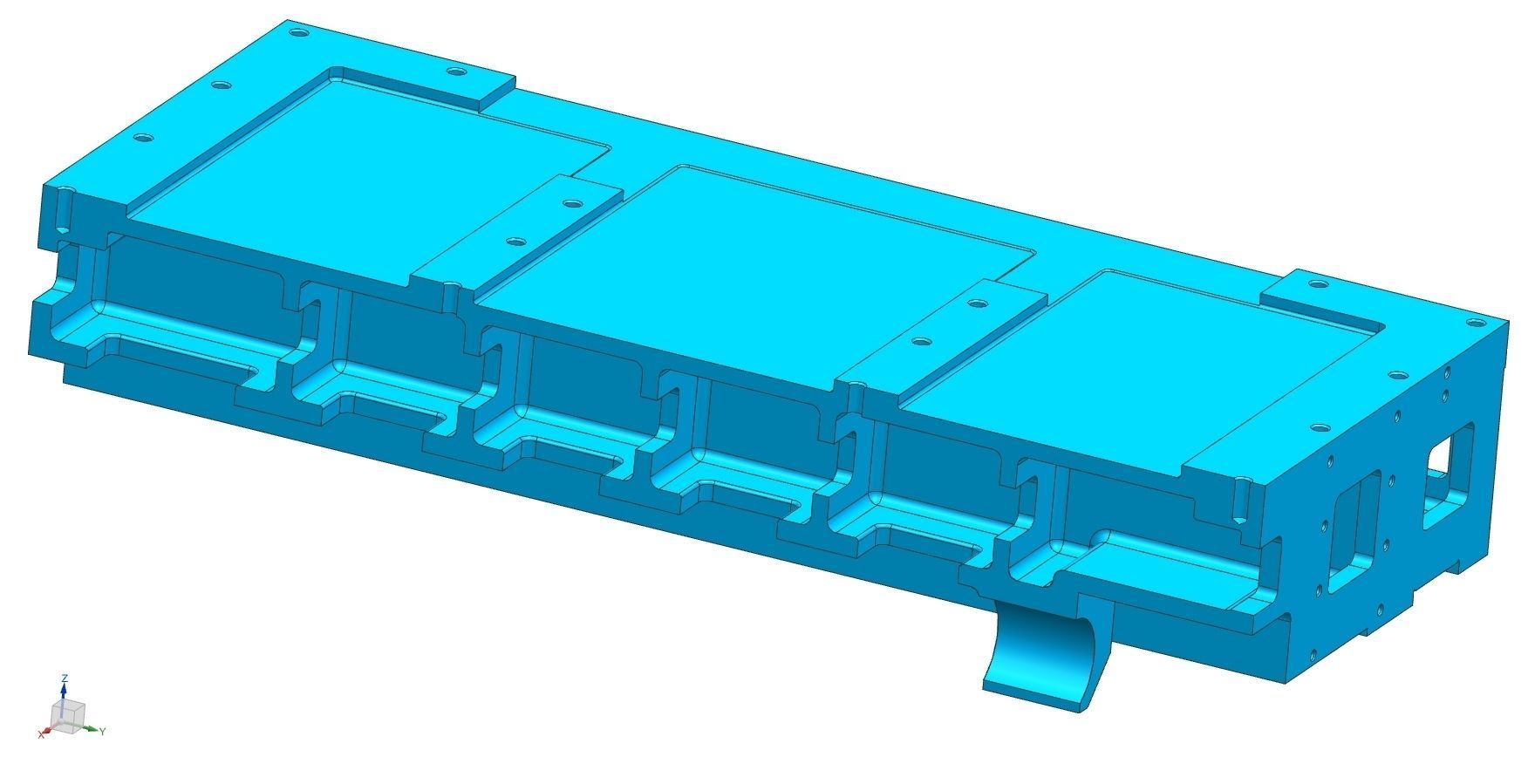 CNC Horizontal Machining Center 3D model_8