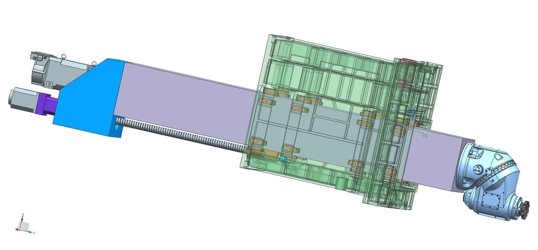 CNC Horizontal Machining Center 3D model_9