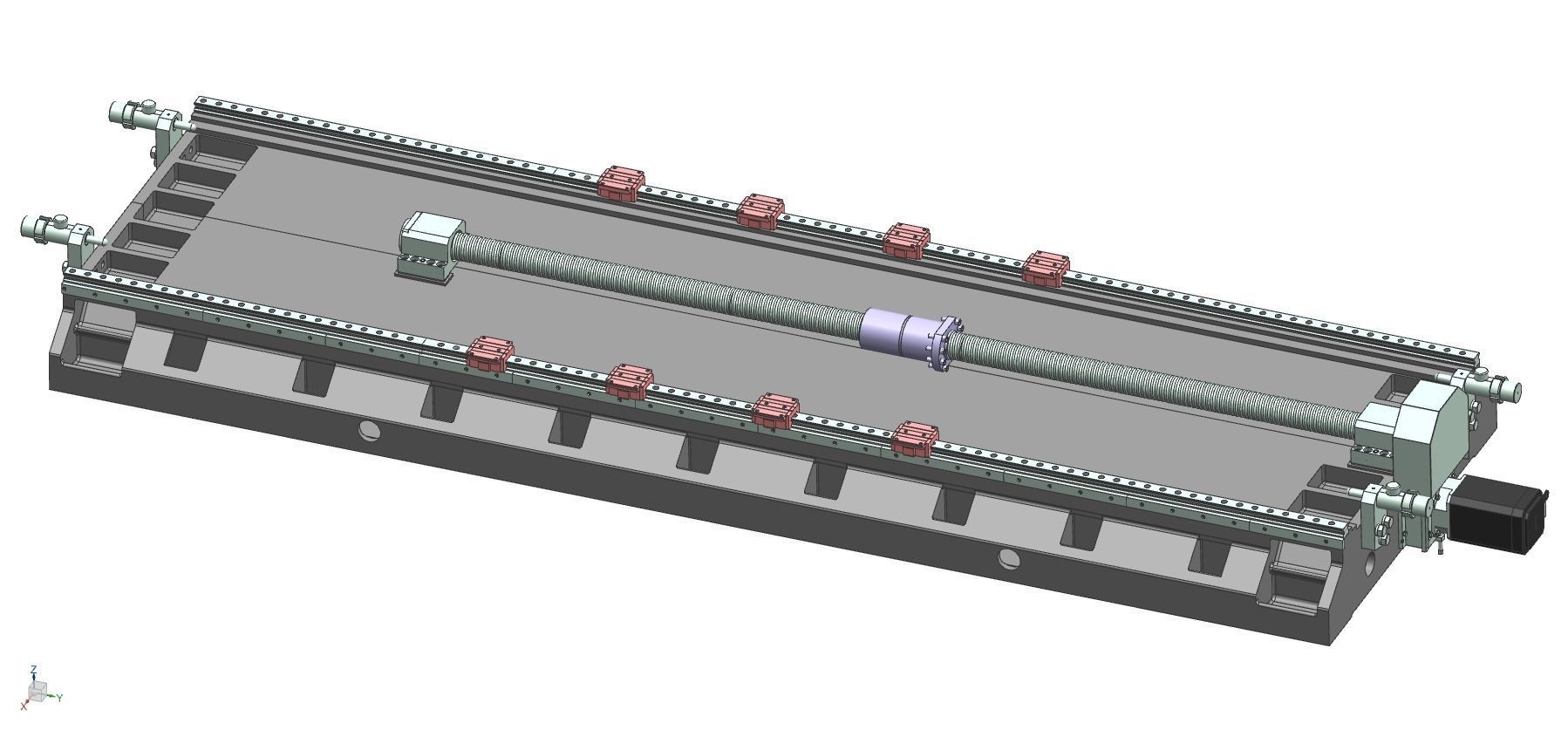 CNC Horizontal Machining Center 3D model_4