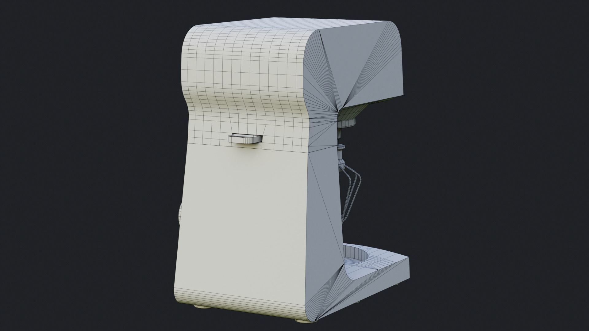 Electric Kitchen mixer PBR game ready Low-poly 3D model_7