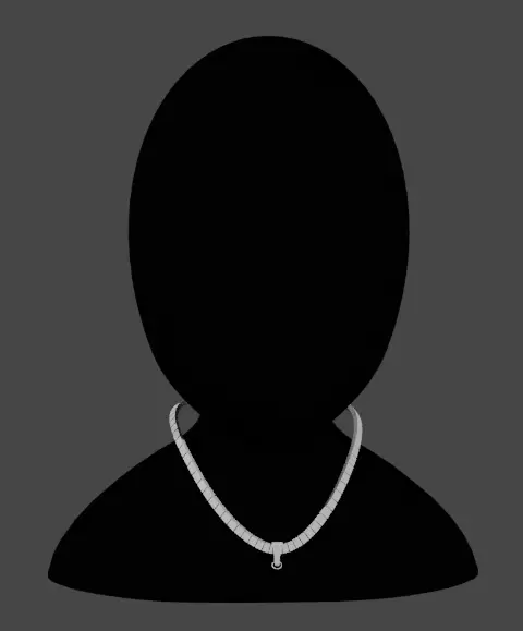 Discover the Magic of Digital Art cuban chain Low-poly 3D model_0